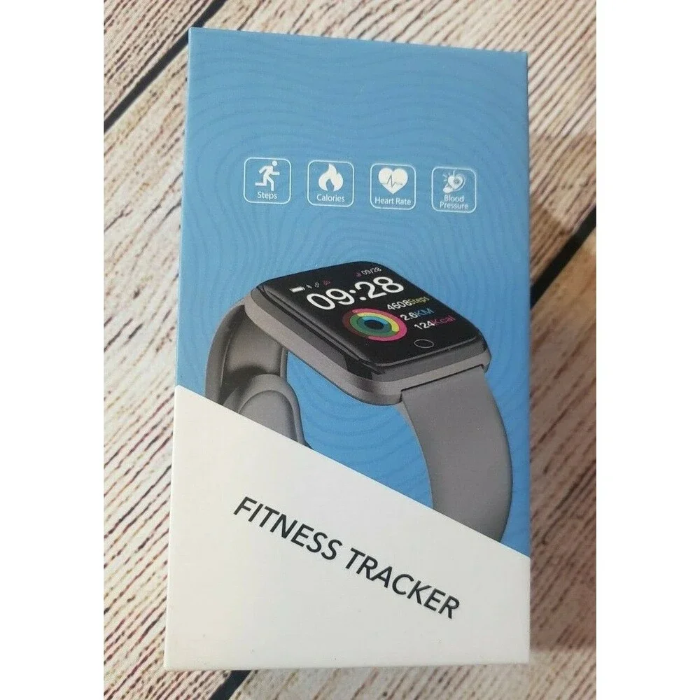 Fitness Tracker Heart Rate Blood Pressure Calories Steps Distance Watch